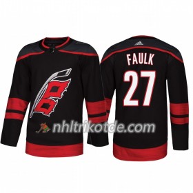 Carolina Hurricanes Trikot Justin Faulk 27 Adidas Alternate 2018-19 Authentic - Herren